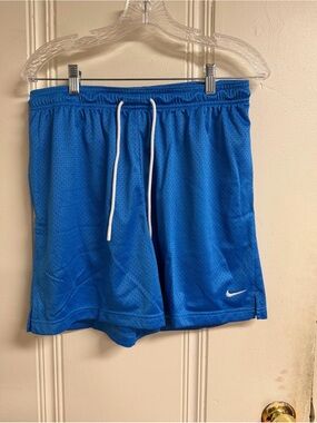 Nike Blue Mesh Dri-Fit Shorts M